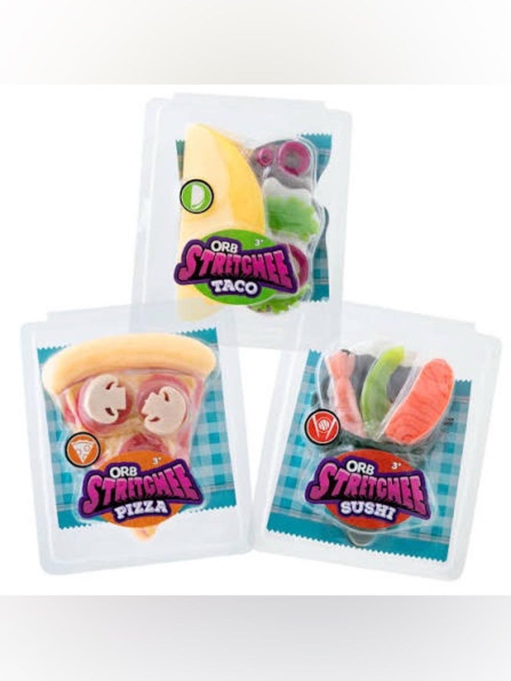 ORB Stritchee Taco, Pizza or Sushi Toy Set - choose one